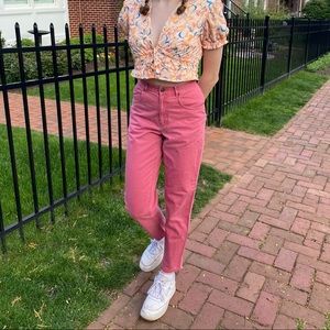 Liz Claiborne Pink Mom Jeans
